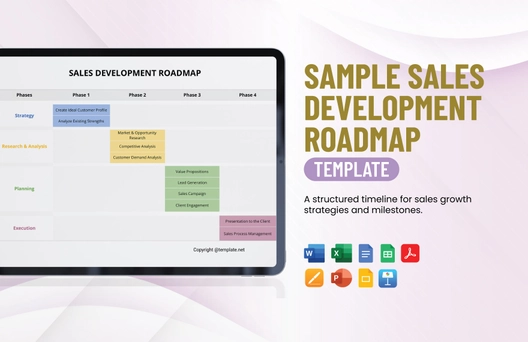 Sample Sales Development Roadmap Template
