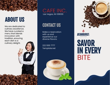 Free Cafe Food Brochure Template to Edit Online