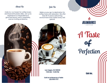 Free Cafe Advertising Brochure Template to Edit Online