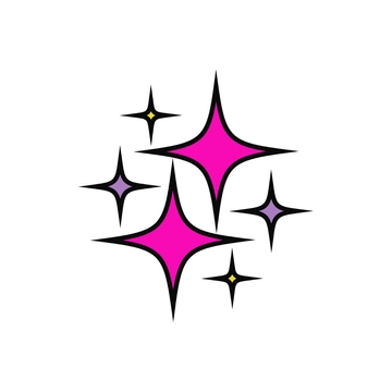 Free Sparkle Sticker Clipart to Edit Online