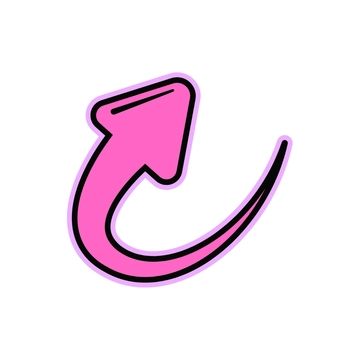 Free Arrow Sticker Clipart to Edit Online