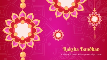 Free Raksha Bandhan Background Template to Edit Online