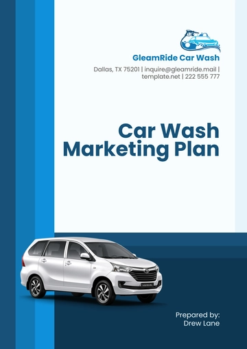 Free Car Wash Marketing Plan Template to Edit Online Free Car Wash Marketing Plan Template to Edit Online