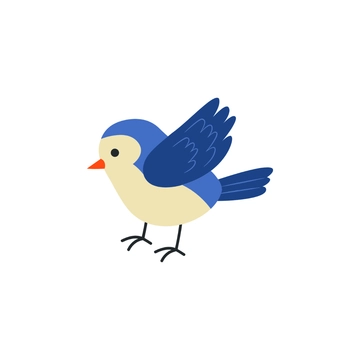 Free Bird Sticker Clipart to Edit Online