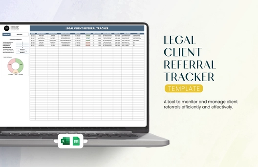 Legal Client Referral Tracker Template