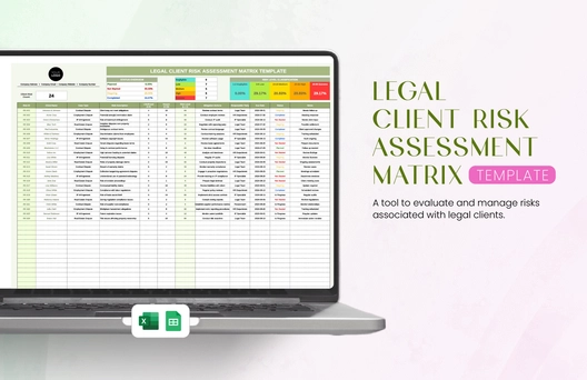 Legal Client Risk Assessment Matrix Template