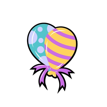Free Balloon Sticker Clipart to Edit Online