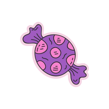 Free Candy Sticker Clipart to Edit Online