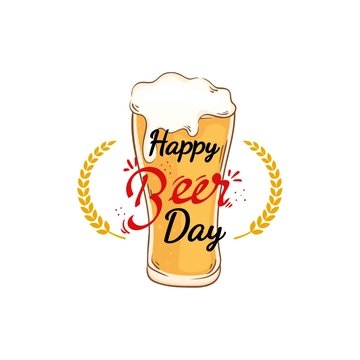 Free Happy Beer Day Clipart to Edit Online