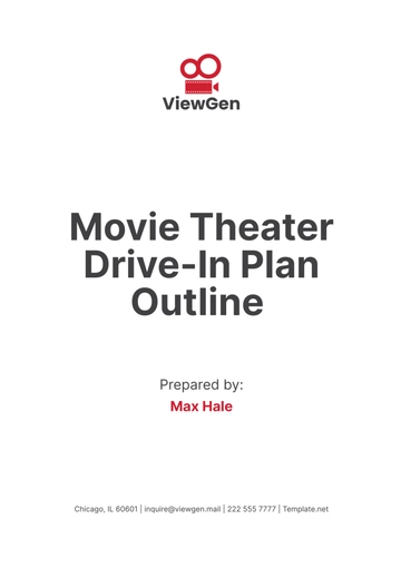 Free Movie Theater Drive-In Plan Outline Template to Edit Online
