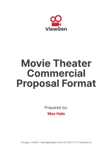 Free Movie Theater Commercial Proposal Format Template to Edit Online
