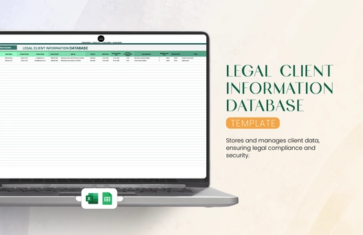 Legal Client Information Database Template