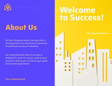 Free Tech Brochure Template to Edit Online