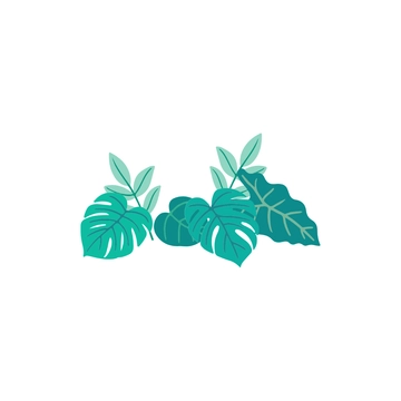 Free Tropical Leaves Clipart to Edit Online