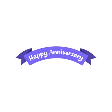 Free Anniversary Sticker Clipart to Edit Online