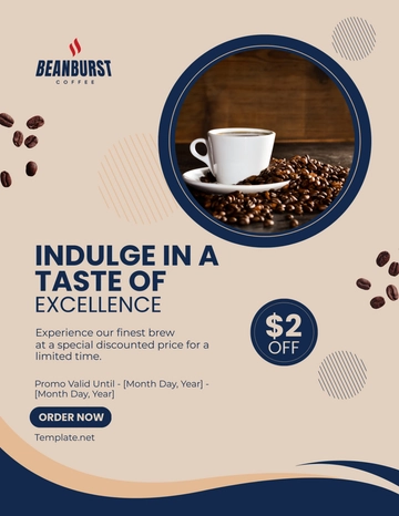 Free Cafe Marketing Flyer Template to Edit Online