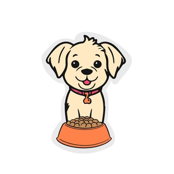 Free Dog Sticker Clipart to Edit Online