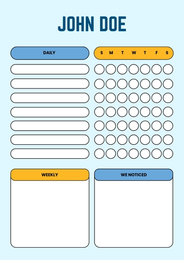 Free Kids Chore Chart By Age Template to Edit Online