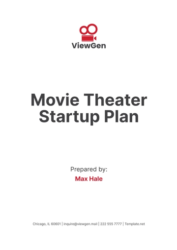Free Movie Theater Startup Plan Template to Edit Online
