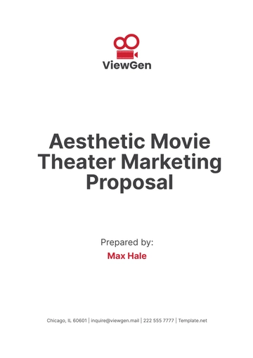 Free Aesthetic Movie Theater Marketing Proposal Template to Edit Online