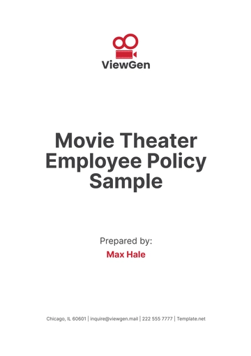 Free Movie Theater Employee Policy Sample Template to Edit Online