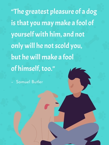 Free International Dog Day Social Media Post Template to Edit Online