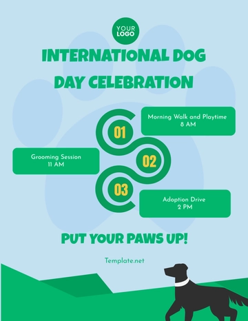 Free International Dog Day Activities Template to Edit Online Free International Dog Day Activities Template to Edit Online