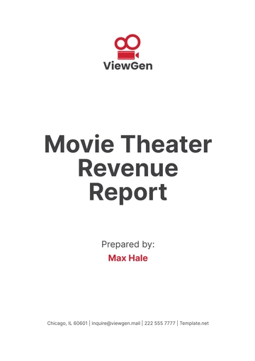 Free Movie Theater Revenue Report Template to Edit Online