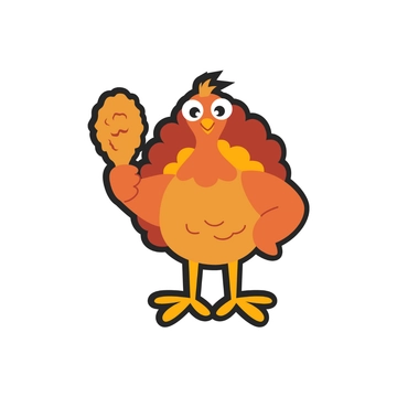 Free Thanksgiving Sticker Clipart to Edit Online