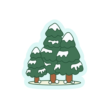 Free Winter Sticker Clipart to Edit Online