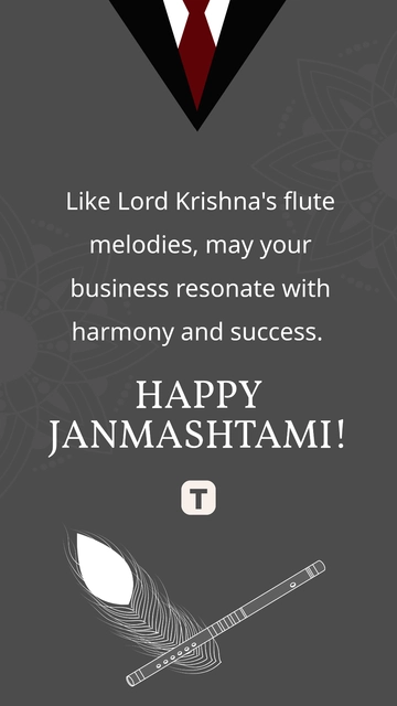 Free Janmashtami Quotes for Business Template to Edit Online