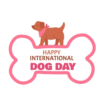 Free International Dog Day Logo Template to Edit Online