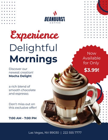 Free Cafe Sales Flyer Template to Edit Online