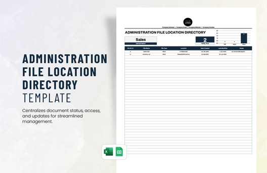 Administration File Location Directory Template