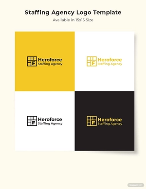Staffing Agency Logo Template