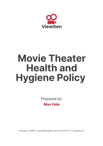 Free Movie Theater Health and Hygiene Policy Template to Edit Online
