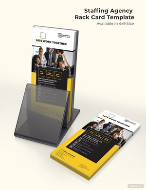 Staffing Agency Rack Card Template