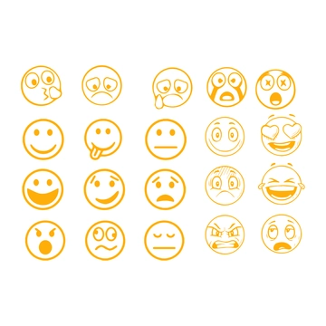 Free Emoji Doodles Clipart to Edit Online