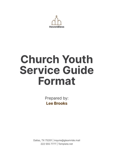 Free Church Youth Service Guide Format Template to Edit Online