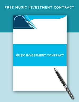 Music Investment contract Template Music Investment contract Template