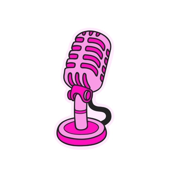 Free Microphone Sticker Clipart to Edit Online