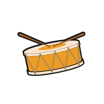 Free Drum Sticker Clipart to Edit Online