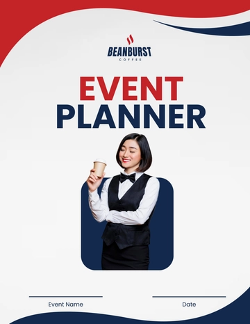 Free Cafe Event Planner Template to Edit Online