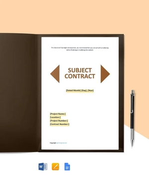Printable Construction Contract Template