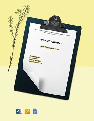 Sample Construction Contract Template