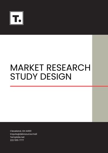 Free Market Research Study Design Template to Edit Online