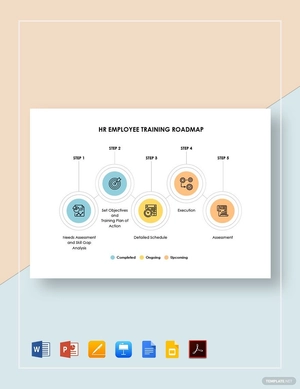 HR Employee Training Roadmap Template