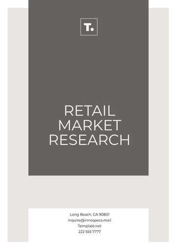 Free Retail Market Research Template to Edit Online
