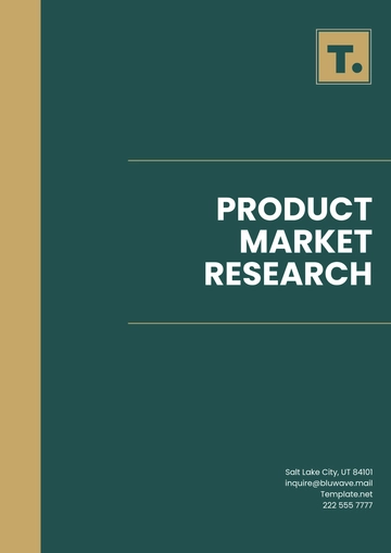 Free Product Market Research Template to Edit Online