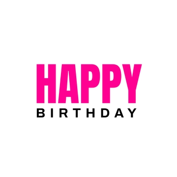 Free Bold Happy Birthday to Edit Online